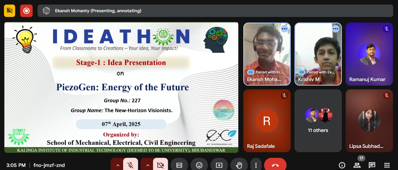 1Glimpses of Stage I of IDEATHON 2025 1Glimpses of Stage I of IDEATHON 2025