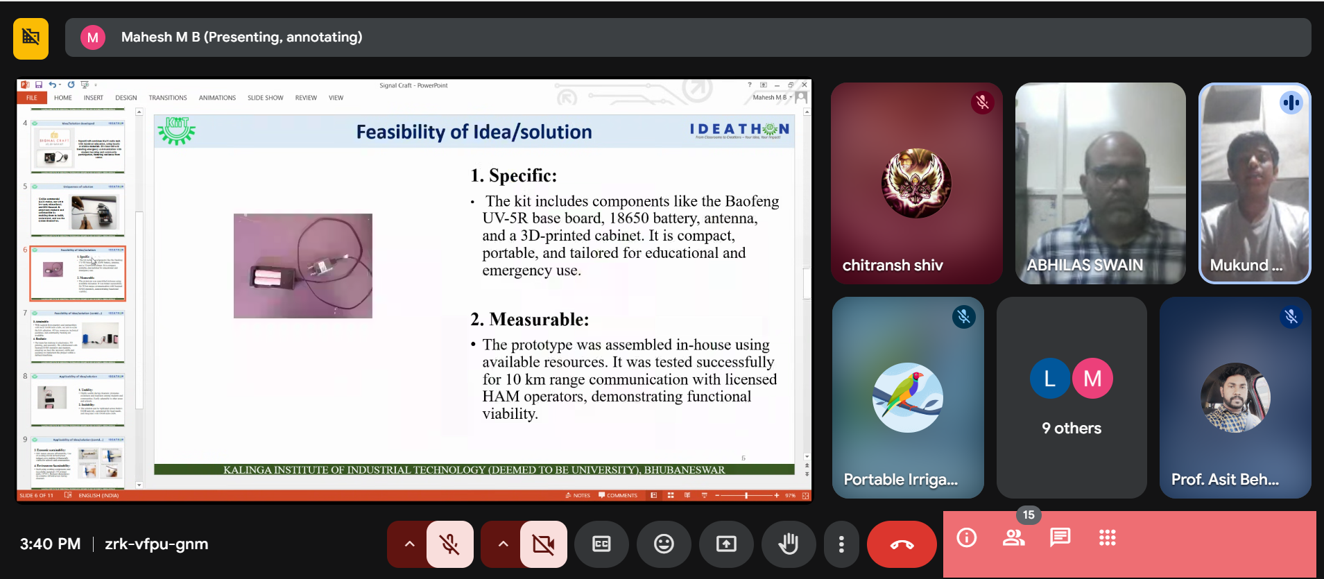 11Glimpses of Stage I of IDEATHON 2025 11Glimpses of Stage I of IDEATHON 2025